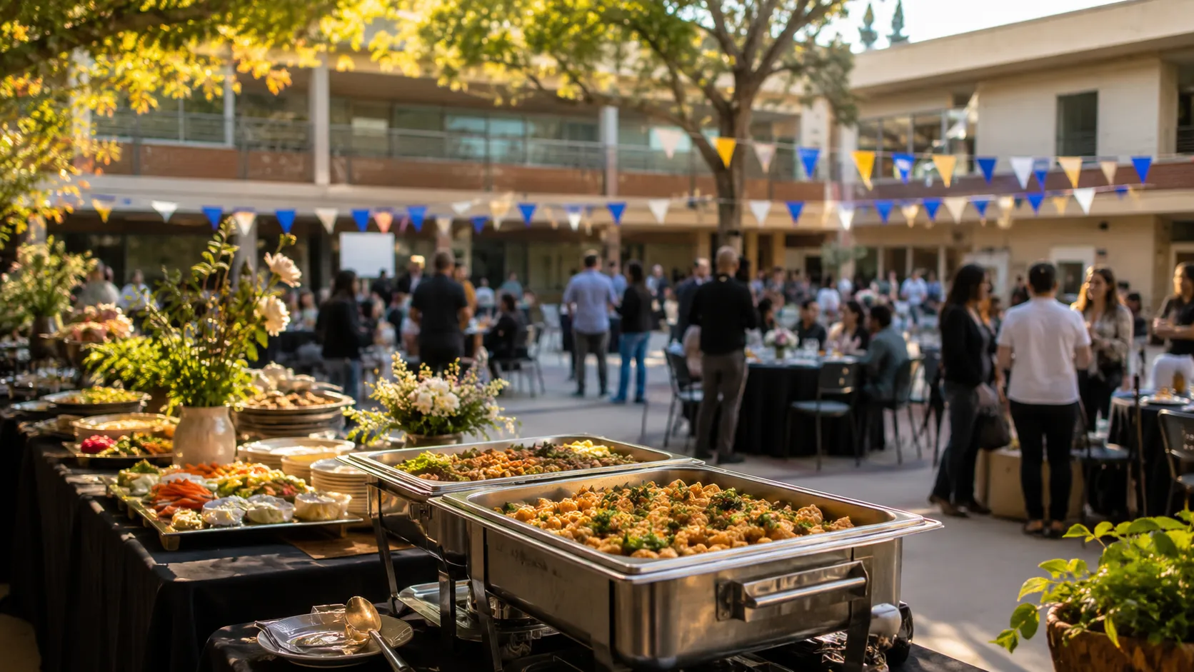 Catering para evento escolar en Monterrey